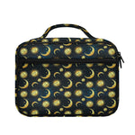 Vintage Moon And Sun Pattern Print Briefcase Bible Bag
