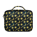 Vintage Moon And Sun Pattern Print Briefcase Bible Bag