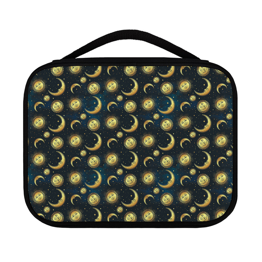 Vintage Moon And Sun Pattern Print Classic Bible Case