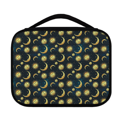 Vintage Moon And Sun Pattern Print Classic Bible Case