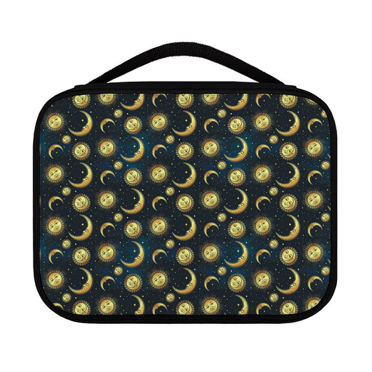 Vintage Moon And Sun Pattern Print Classic Bible Case