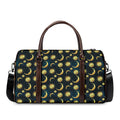 Vintage Moon And Sun Pattern Print Duffel Bag