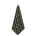 Vintage Moon And Sun Pattern Print Hand Towel