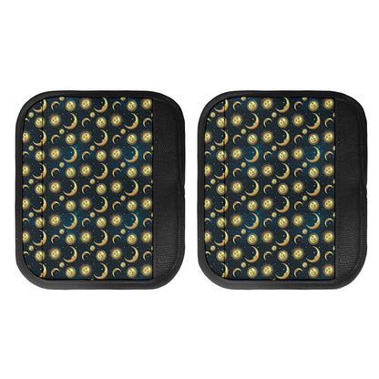 Vintage Moon And Sun Pattern Print Handle Covers