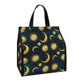 Vintage Moon And Sun Pattern Print Insulated Lunch Tote