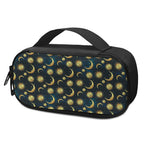 Vintage Moon And Sun Pattern Print Insulin Cooler Travel Case