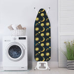 Vintage Moon And Sun Pattern Print Ironing Board Cover