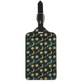 Vintage Moon And Sun Pattern Print Luggage Tag