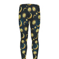 Vintage Moon And Sun Pattern Print Men's Leggings