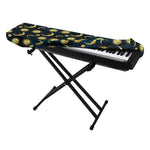 Vintage Moon And Sun Pattern Print Piano Keyboard Cover