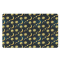 Vintage Moon And Sun Pattern Print Polyester Doormat