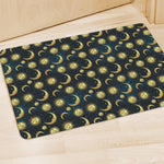 Vintage Moon And Sun Pattern Print Polyester Doormat
