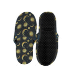 Vintage Moon And Sun Pattern Print Slippers