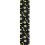 Vintage Moon And Sun Pattern Print Table Runner