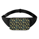 Vintage Moon And Sun Pattern Print Waist Bag
