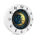 Vintage Moon And Sun Print Alarm Clock