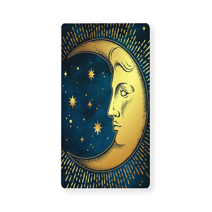 Vintage Moon And Sun Print Baby Crib Sheet