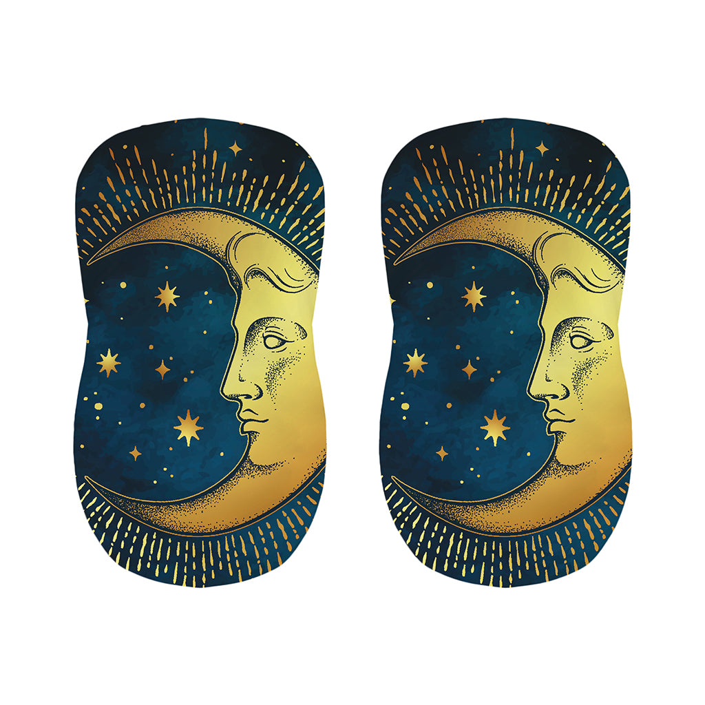 Vintage Moon And Sun Print Bar Stool Covers