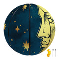 Vintage Moon And Sun Print Basketball