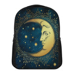 Vintage Moon And Sun Print Casual Backpack