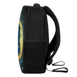 Vintage Moon And Sun Print Casual Backpack