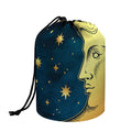 Vintage Moon And Sun Print Drawstring Makeup Bag