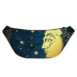 Vintage Moon And Sun Print Fanny Pack