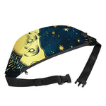 Vintage Moon And Sun Print Fanny Pack