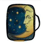 Vintage Moon And Sun Print Front Pocket Bible Bag