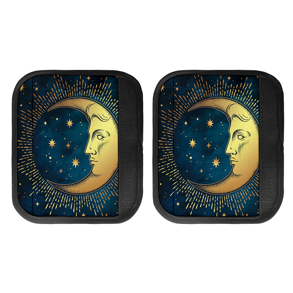 Vintage Moon And Sun Print Handle Covers