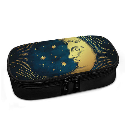 Vintage Moon And Sun Print Insulin Cooler Travel Case