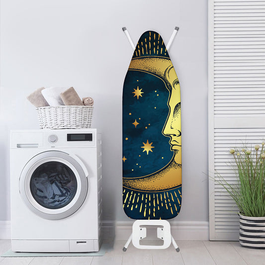 Vintage Moon And Sun Print Ironing Board Cover