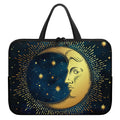 Vintage Moon And Sun Print Laptop Sleeve With Handle