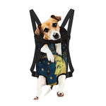 Vintage Moon And Sun Print Pet Carrier Backpack