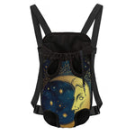 Vintage Moon And Sun Print Pet Carrier Backpack