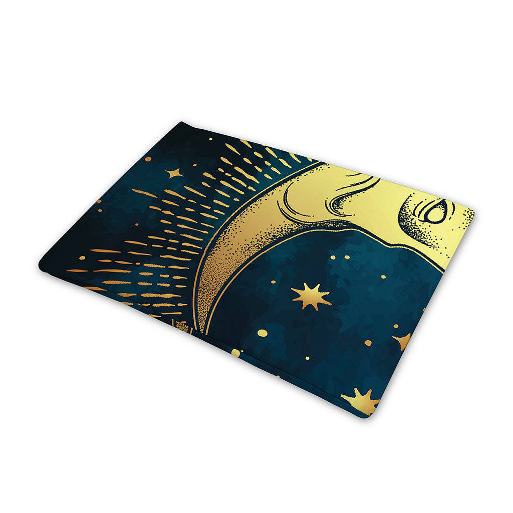 Vintage Moon And Sun Print Pet Cooling Mat Cover