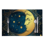 Vintage Moon And Sun Print Placemat