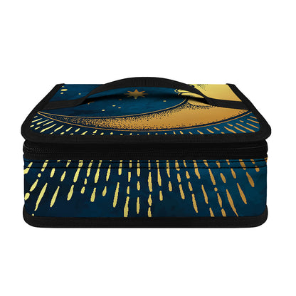 Vintage Moon And Sun Print Small Lunch Bag
