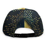 Vintage Moon And Sun Print Snapback Cap