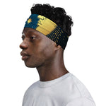 Vintage Moon And Sun Print Sports Headband