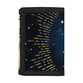 Vintage Moon And Sun Print Trifold Wallet