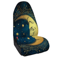 Vintage Moon And Sun Print Waterproof Car Seat Cover