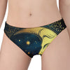 Vintage Moon And Sun Print Women's Panties