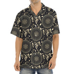 Vintage Native Dream Catcher Print Aloha Shirt