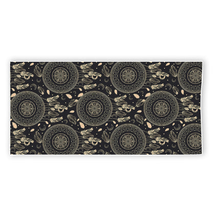 Vintage Native Dream Catcher Print Beach Towel