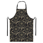 Vintage Native Dream Catcher Print Bib Apron With Pocket