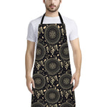 Vintage Native Dream Catcher Print Bib Apron With Pocket