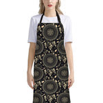 Vintage Native Dream Catcher Print Bib Apron With Pocket