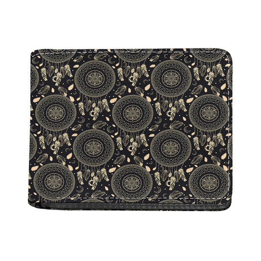 Vintage Native Dream Catcher Print Bifold Wallet