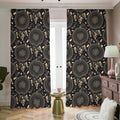Vintage Native Dream Catcher Print Dimout Pencil Pleat Curtains